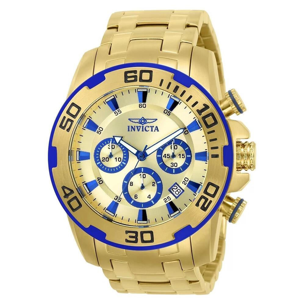 NWT Invicta 22320 Pro Diver | Chronograph | Gold | Men's Watch